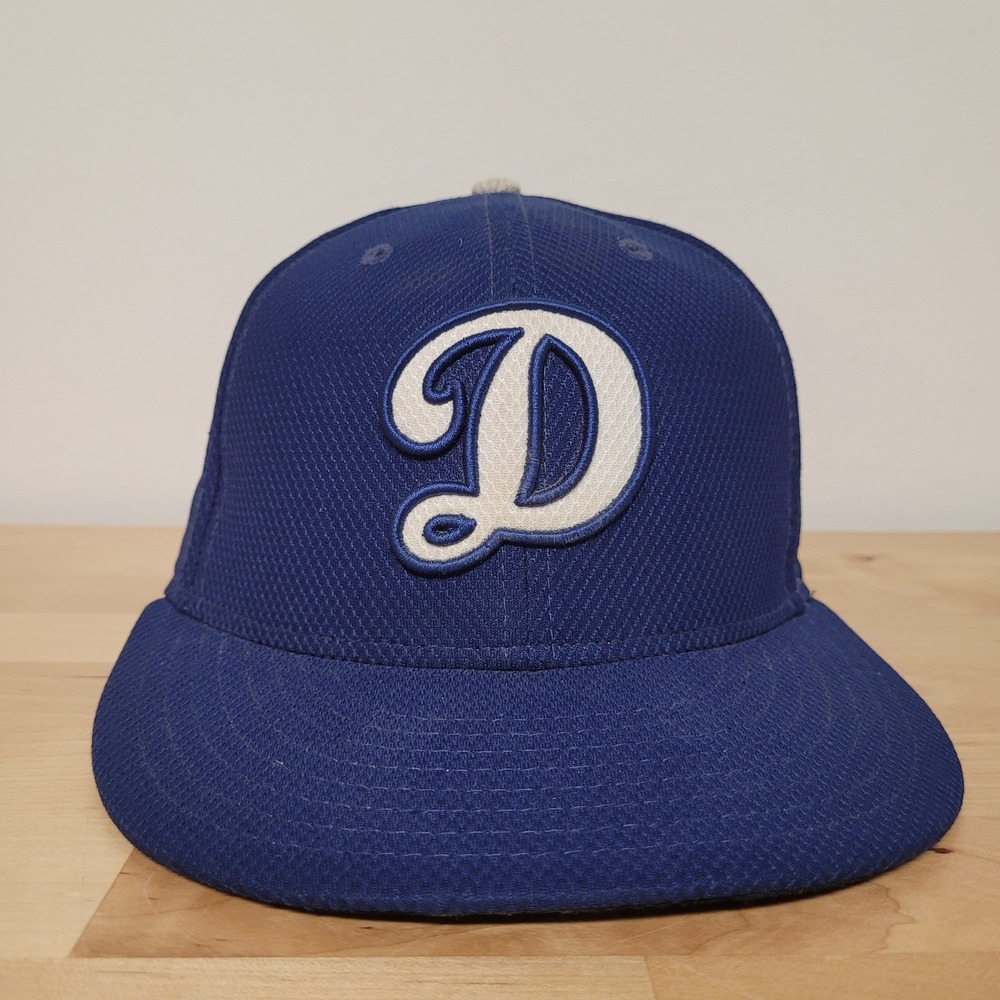 Los Angeles Dodgers Hat Mens Size 7 Blue Kershaw 22 New Era 59FIFTY MLB Fitted
